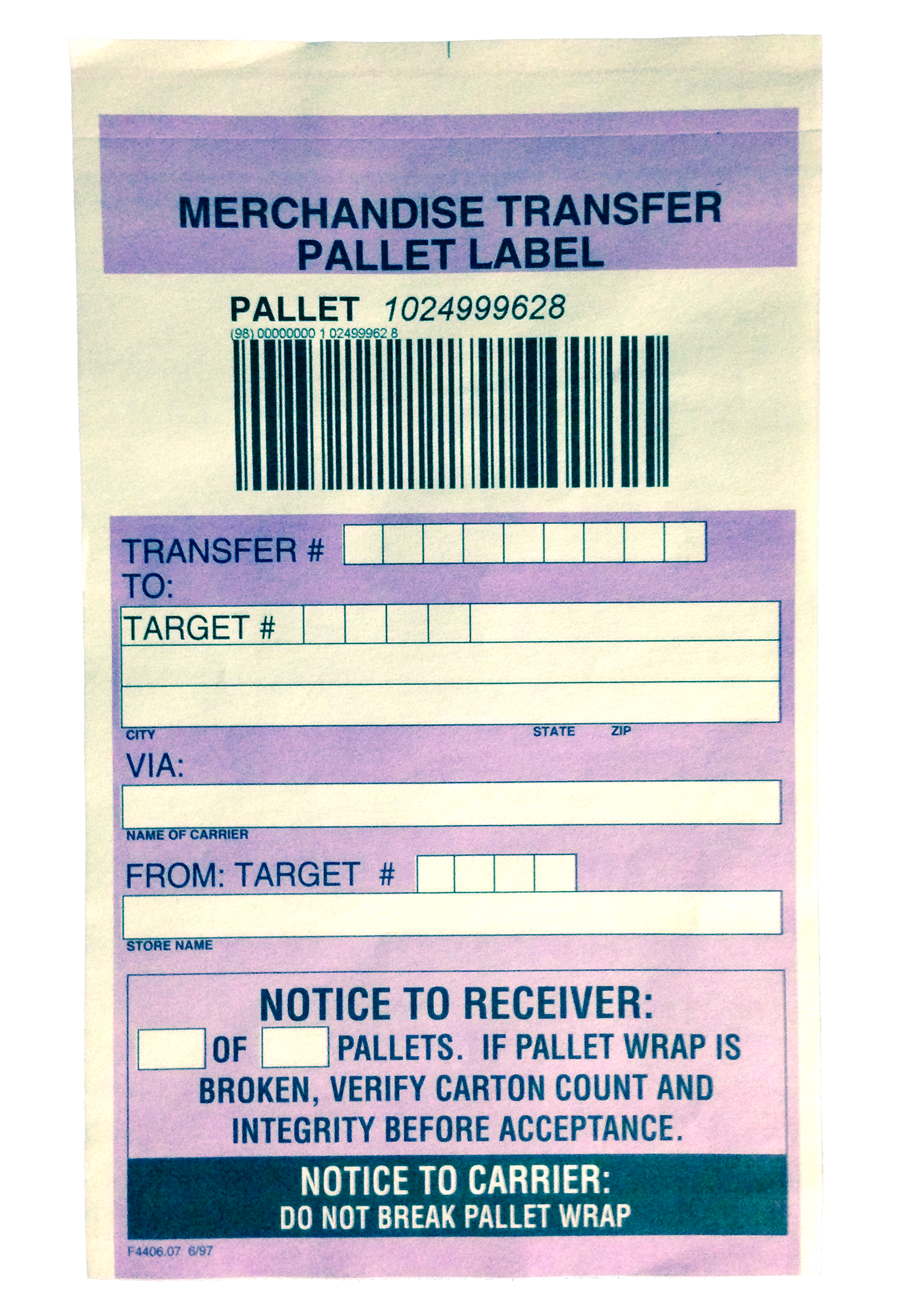 pallet tags